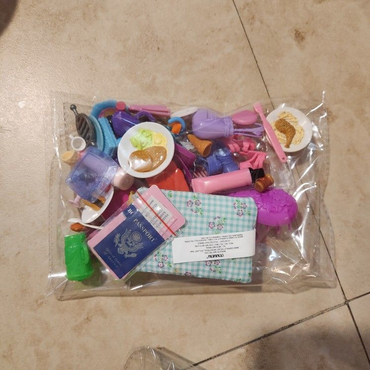 Over 5 Lbs Shopkins, Barbie, Hasbro, Mattel, Disney, And More