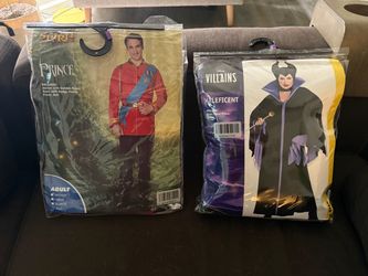 Villains, maleficent and Prince charming costume