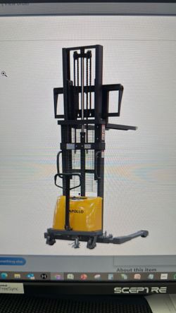 Semi Electric Pallet Stacker 3300 LBS