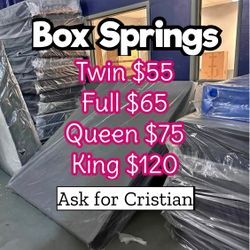 Box Springs  Twin box Full box  Queen box  King box  Bases para colchon  Box spring 