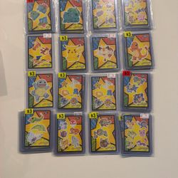 Pokemon Topps Stickers