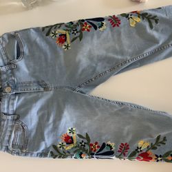 Embroidered Pants