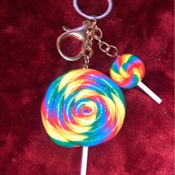 lollipop keychain