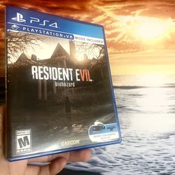 Resident Evil 7 Biohazard PS4