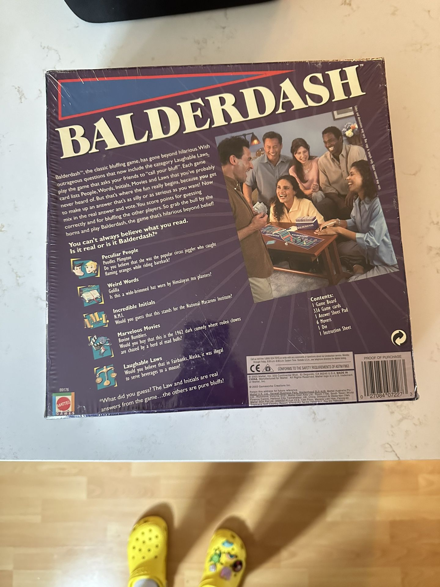 BALDERDASH BOARD GAME 