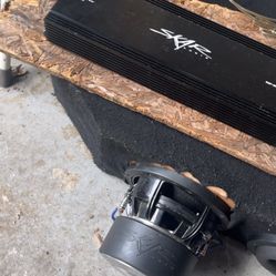 2k Skar Amp, 2 8in Skar Zvx’s, Skar Box