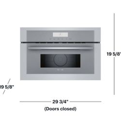 Thermador MB30WS - Masterpiece Series 1.6 Cu. Ft. Built-In Microwave - Stainless Steel (new in box)
