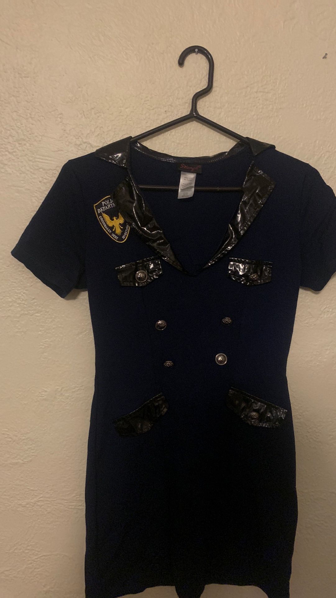 Female Sexy Cop Dress w/Accessories
