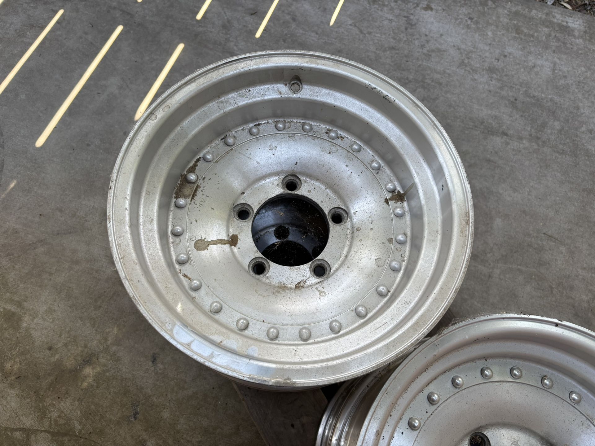ULTRA Wheel Co Ultra Drag Centerline Style 15” Machined Ford 5/5.5 Rims Made In USA