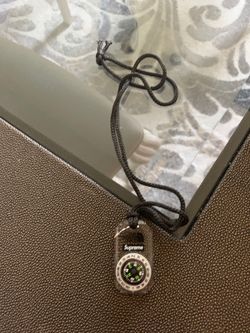 Supreme tnf necklace