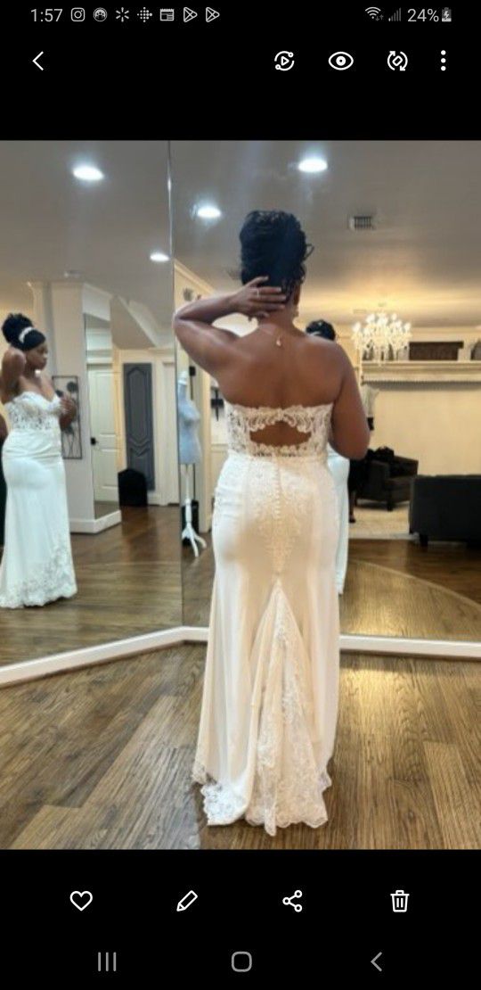 Size 16 Wedding Gown