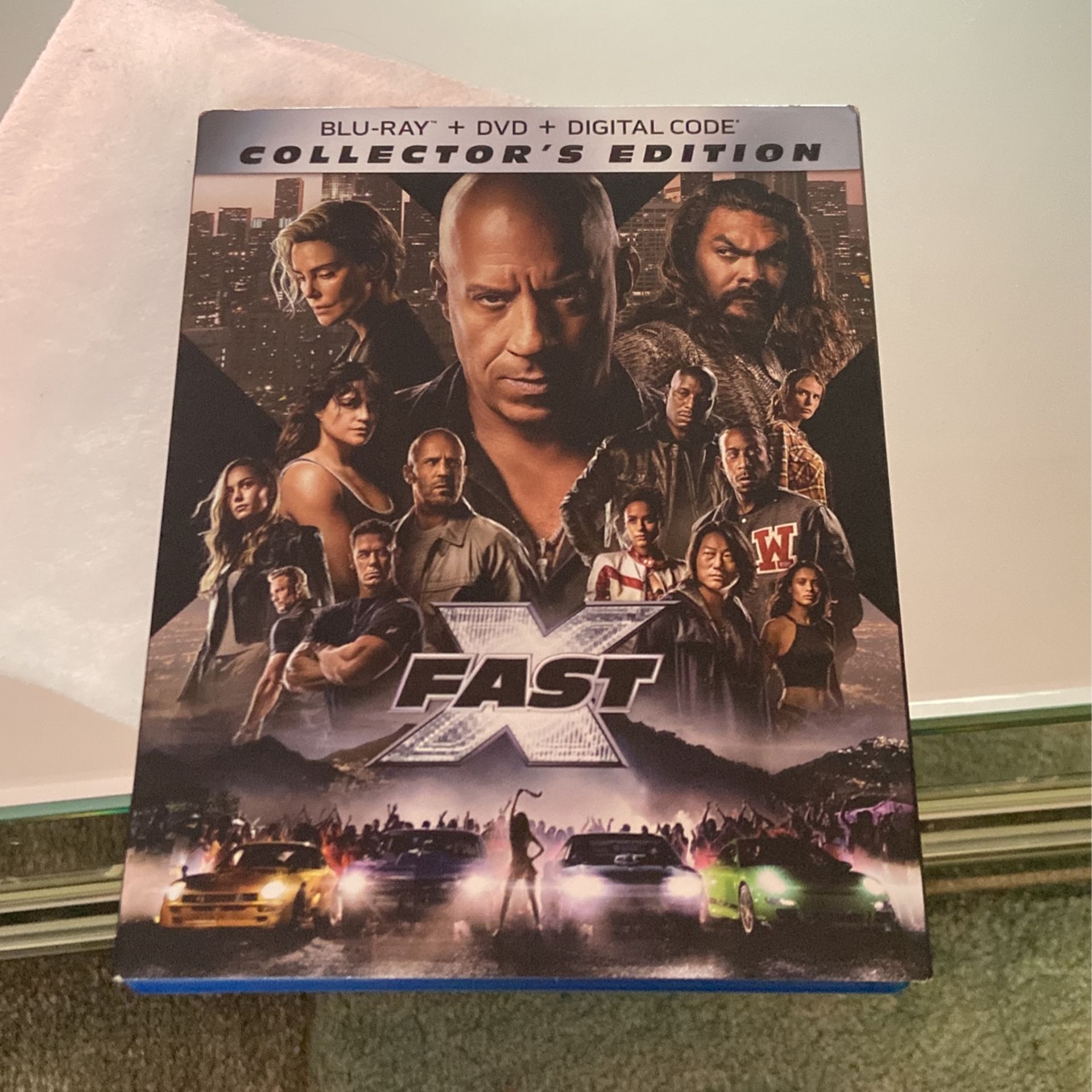 Fast X (Blu-Ray + DVD) With Slip Cover