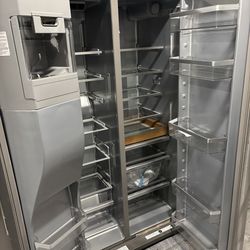 New  Open box  KitchenAid Side By Side Krsc536rps  KitchenAid - 24.8 Cu. Ft. Side-by-Side Refrigerator - Stainless Steel Model: KRSF705HPSSKU