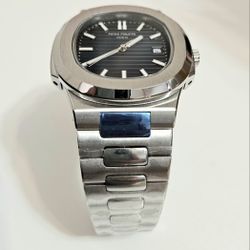 Silver Men's Autometic Watch Gift