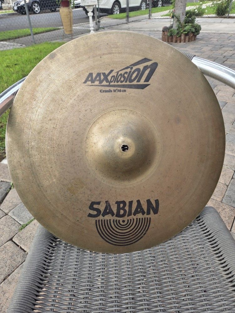 SABIAN AAXplosion 18 crash
