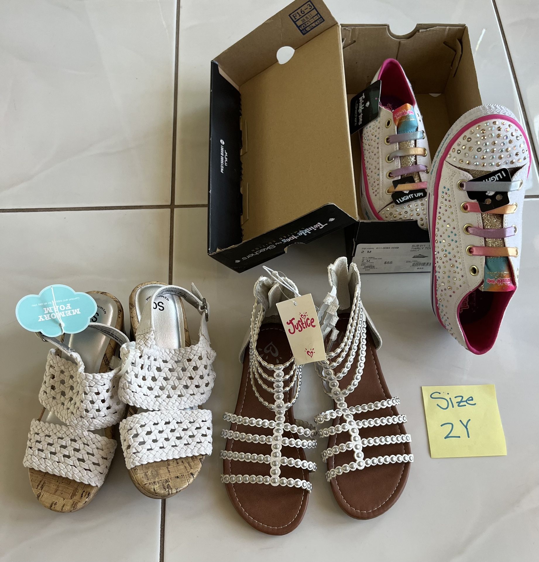 New Girls Shoes 2Y-4Y