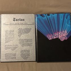 Tartan Dunedin Highland Middle School Year Books  1982 & 84