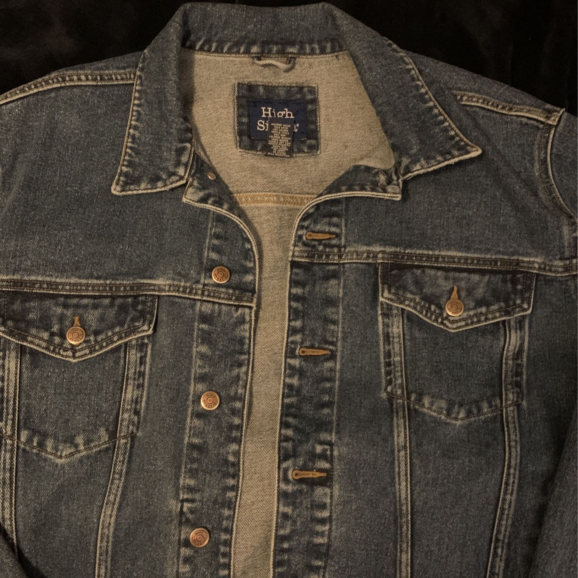 Denim Jacket Excellent Condition Size XL Old-School Heavy Cotton