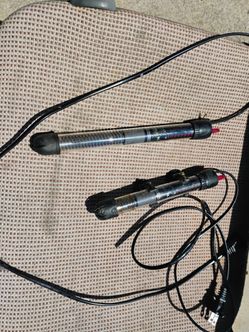 2 AQUARIUM HEATERS-- 50-100WATT