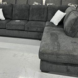 Gray L Shape Sectional
