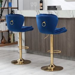 Adjustable Height Swivel Bar Stools