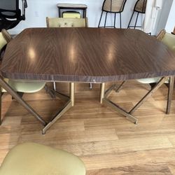 Mid Century “ Boat Shaped “ Dining Table Vintage ( No Chairs!)