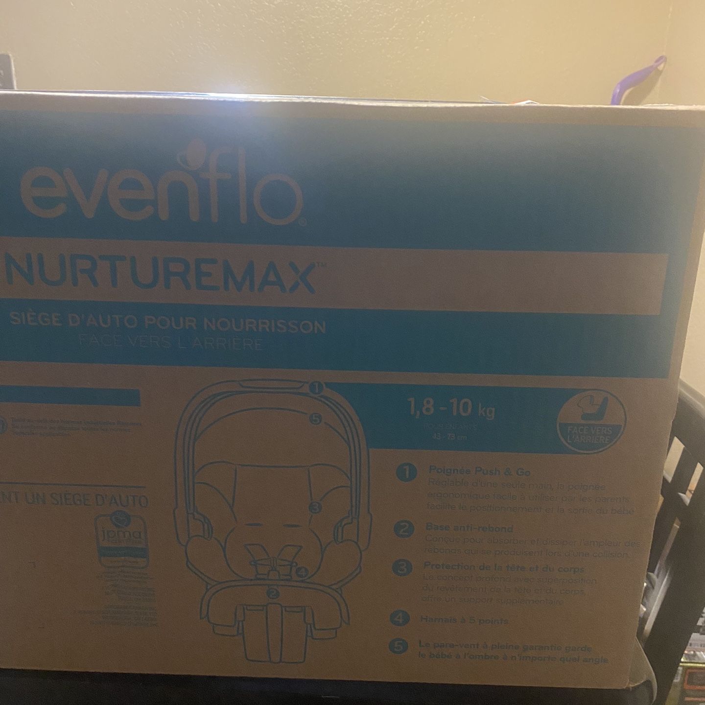 Evenflo NurtureMax Infant Car seat 