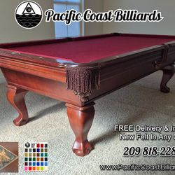 Highline Billiards Pool Table (FREE Delivery & Install + New Felt Any Color)