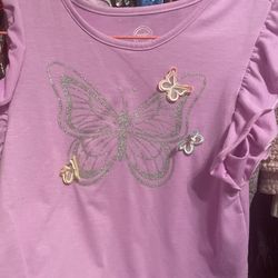 Butterfly Shirt And Skirt