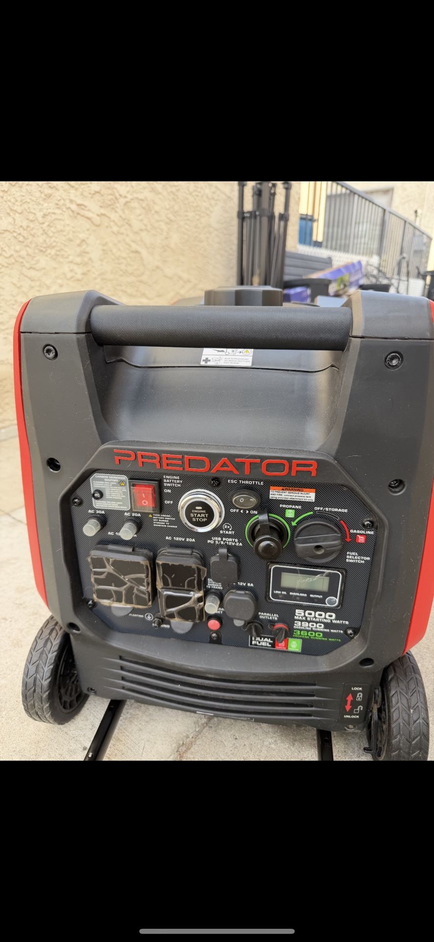 PREDATOR 5000 Watt Dual-Fuel SUPER QUIET I
