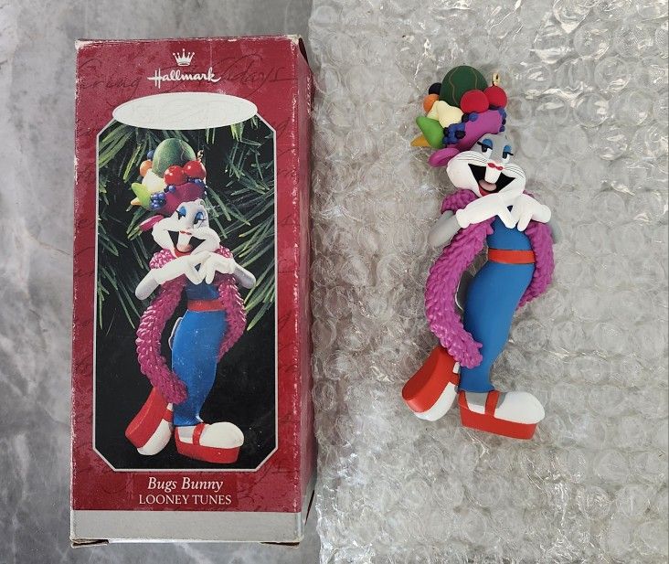 Hallmark Keepsake Ornament Bugs Bunny Looney Tunes Carmen Miranda 1998 Christmas