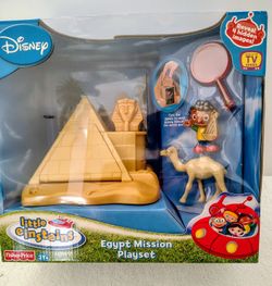 Egypt Mission Playset (2007) COLLECTOR Fischer Price for Playhouse Disney. Based on TV Series Little Einstein.