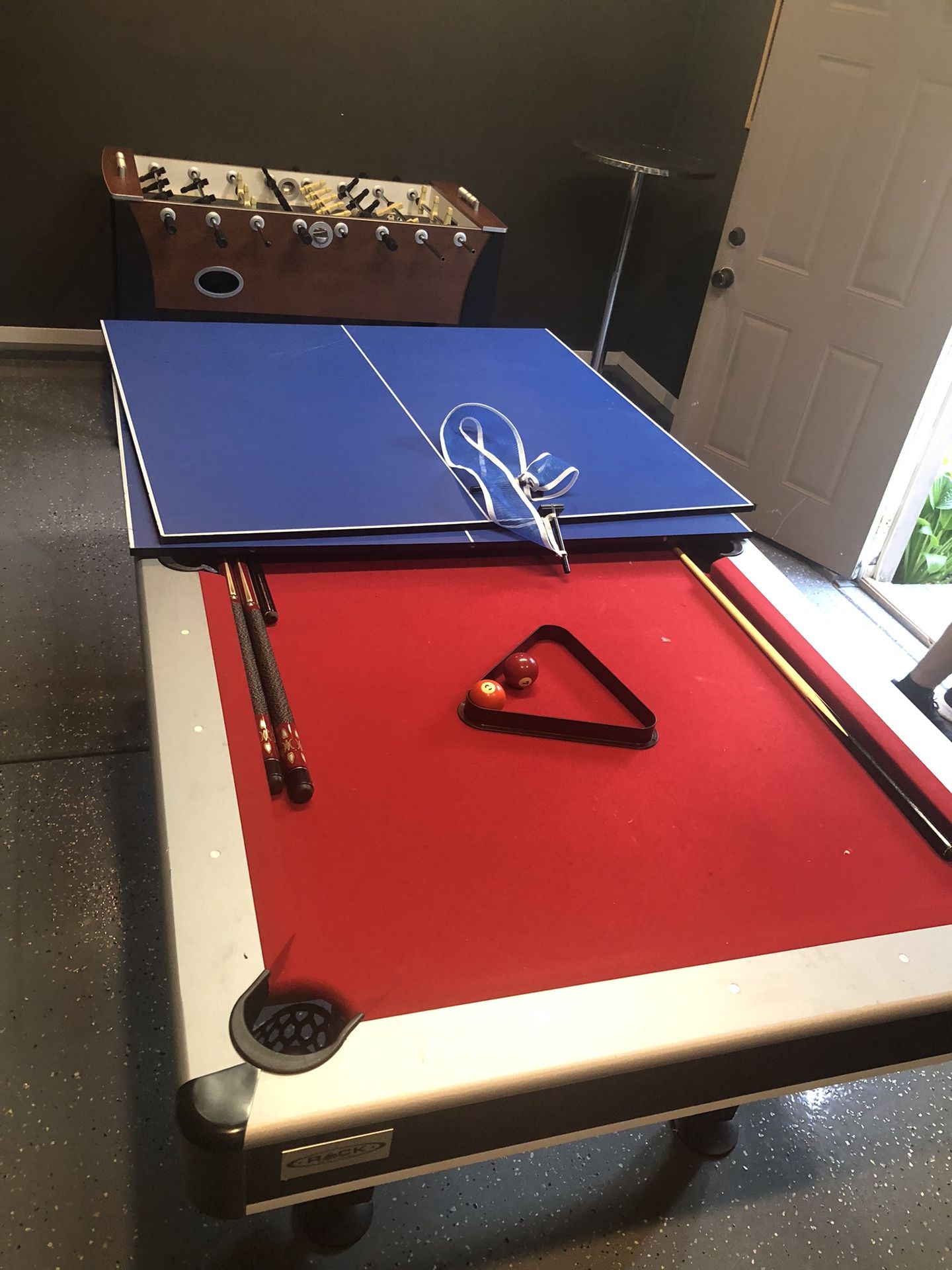 Pool And Ping Pong Table