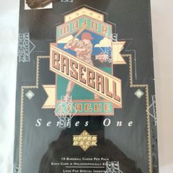 Factory sealed box of 1993 Upper Deck Series One Major League Baseball The Collector's Choice.