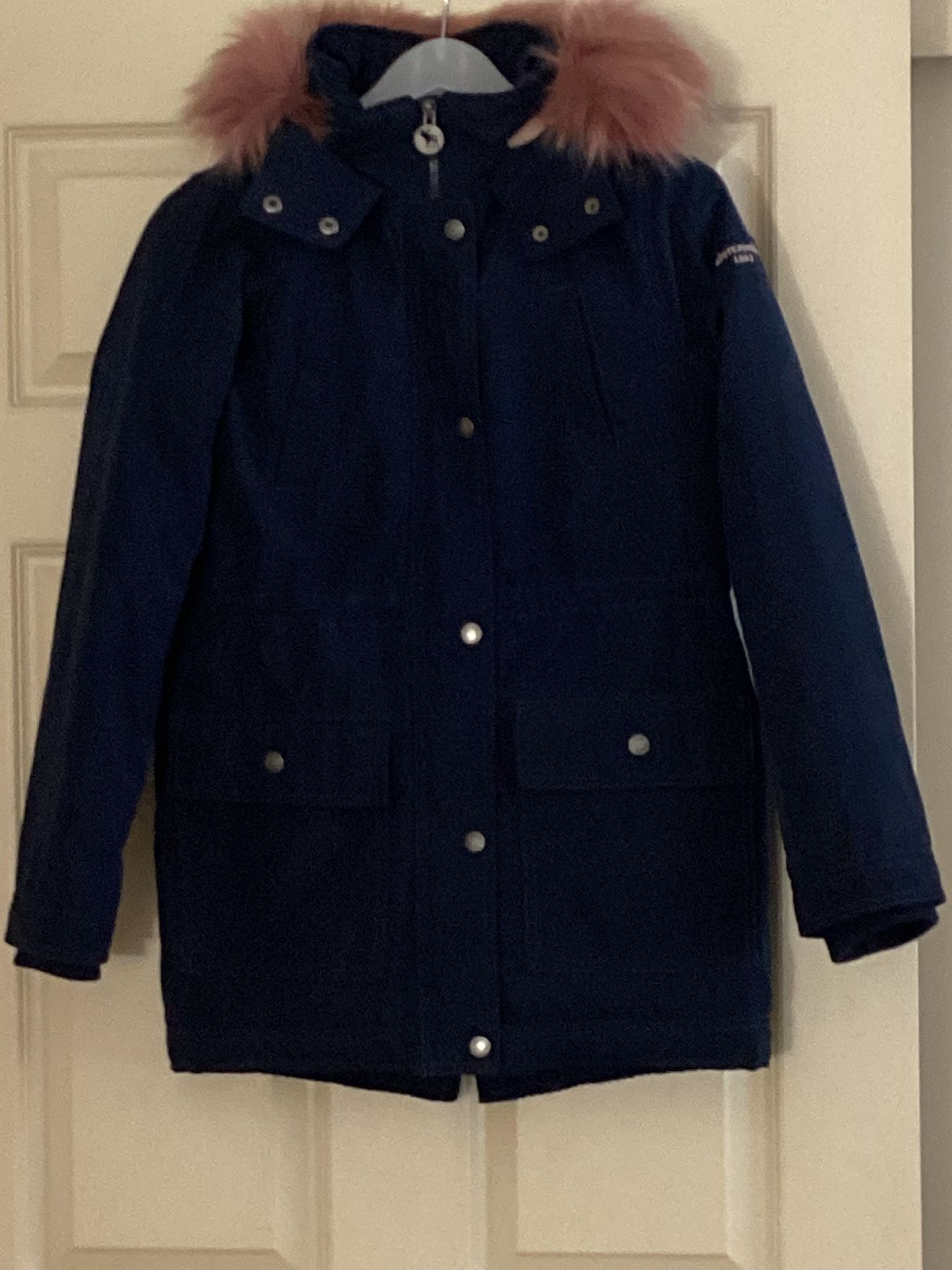 Abercrombie faux fur hooded parka, Kids size 13/14