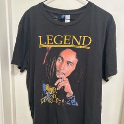 H&M Bob Marley T-shirt Black size M