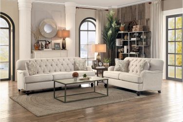 New 2pc set sofa and loveseat tax included free delivery
