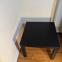 Black Side Table/Ikea -Modern Minimal