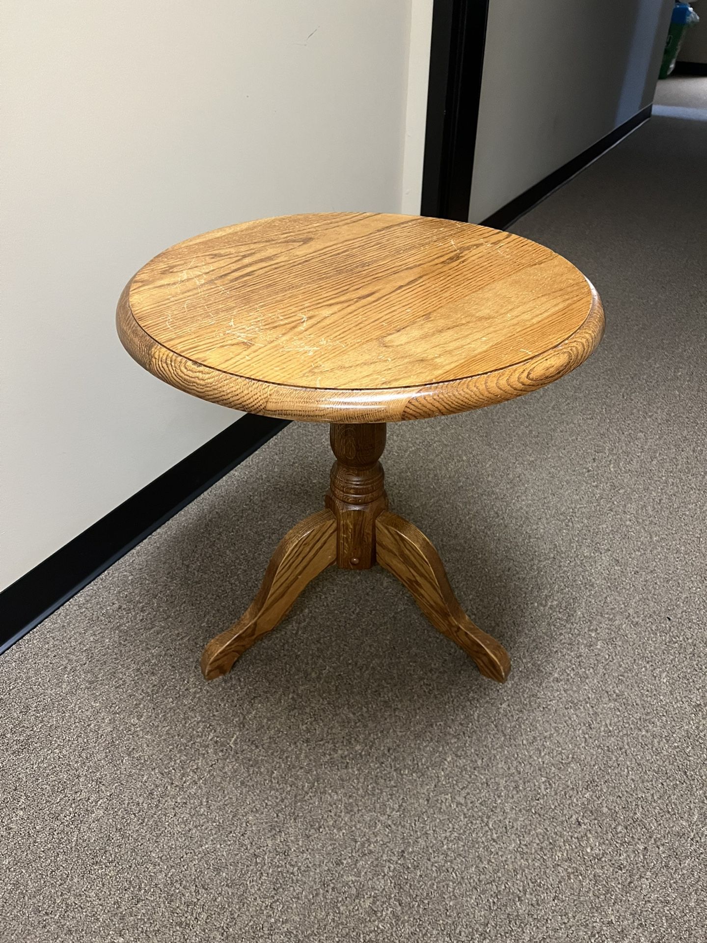 Oak End Table