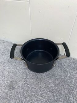 Black Nonstick Cooking Pot with Dual Handles