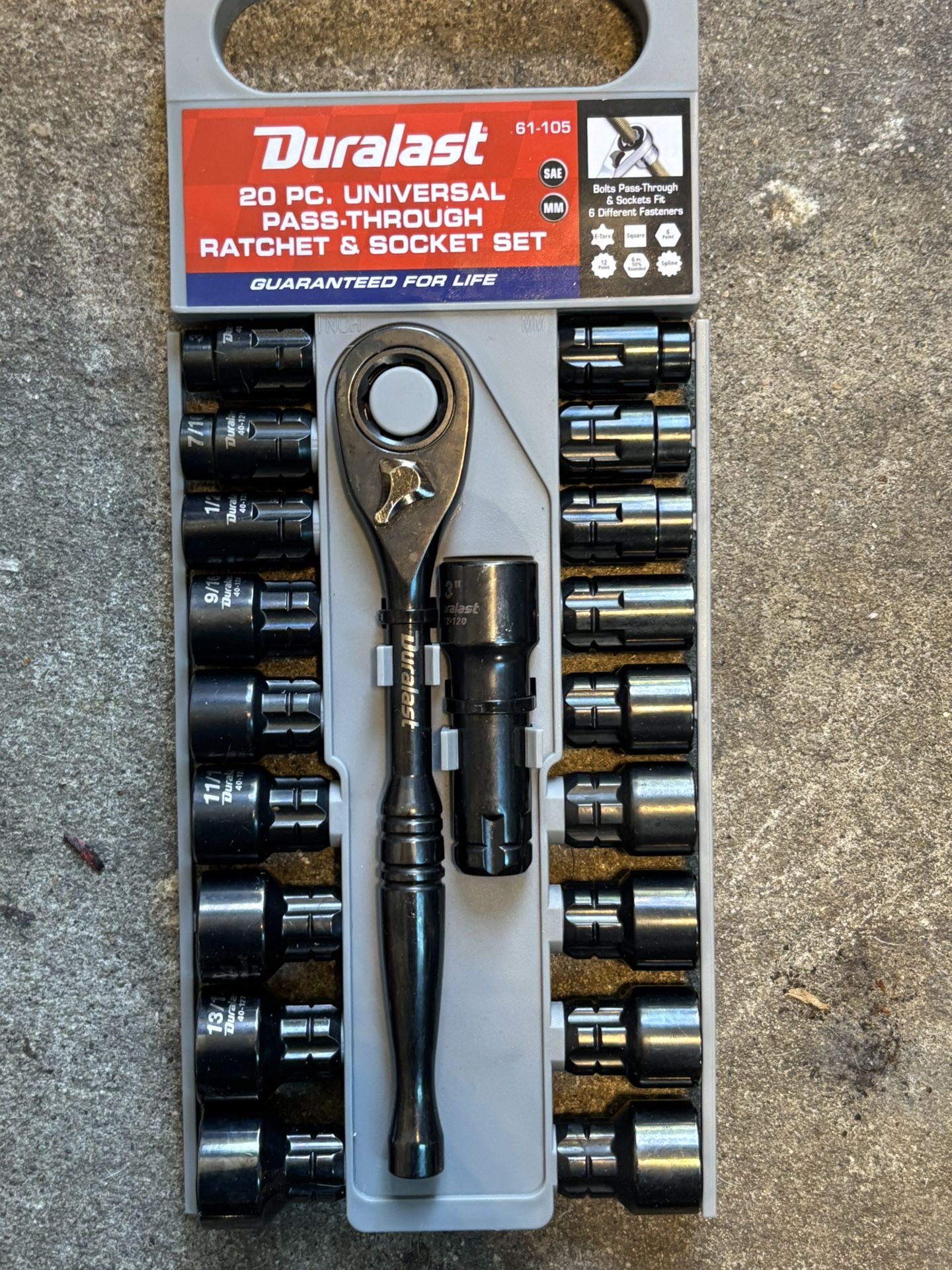 Ratchet +socket Wrench 1$