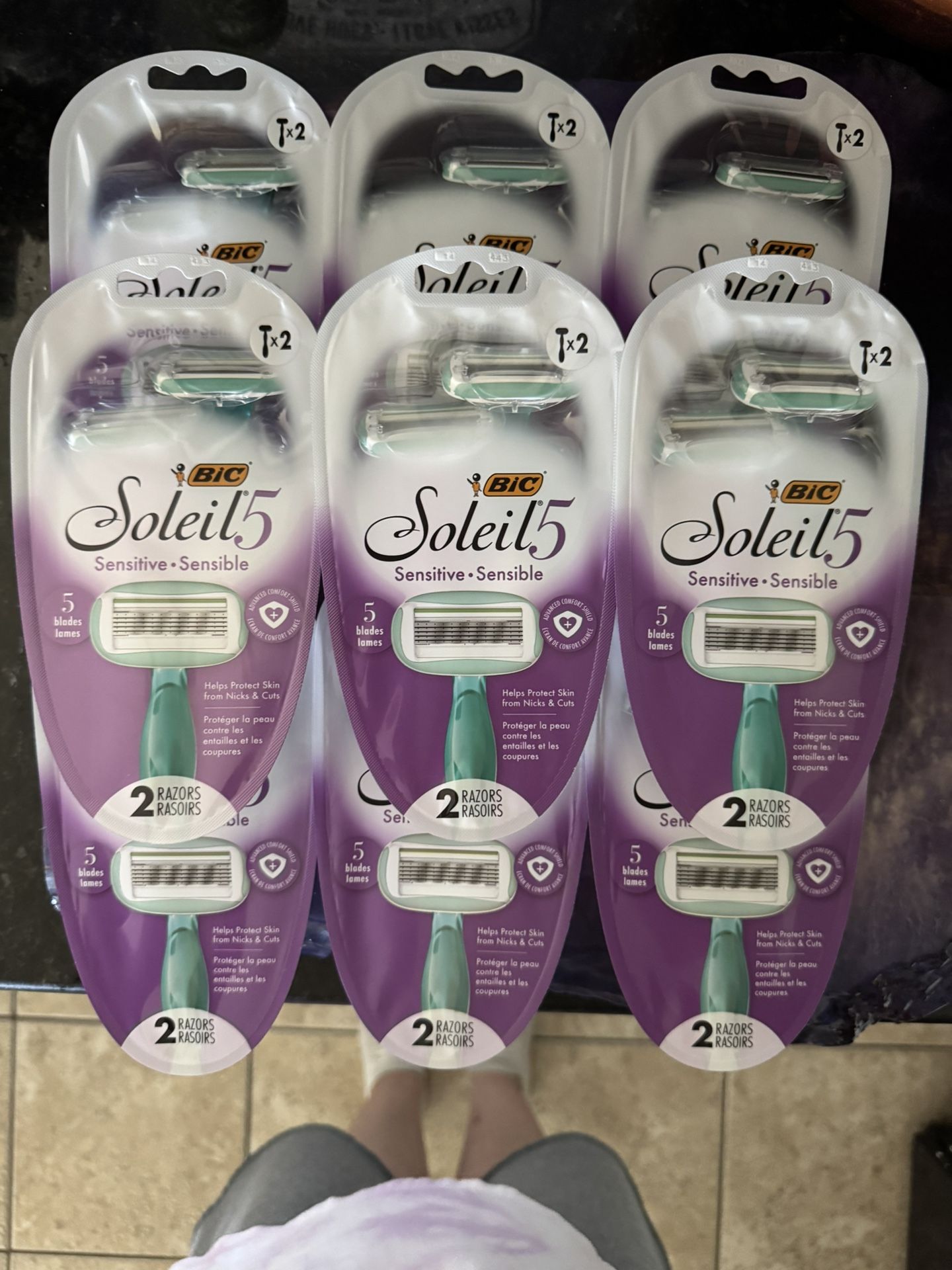 Bic Soleil 5, Sensitive 9ct