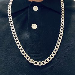 Italian Sterling 925 9mm Silver Chain 