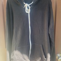 Hoodie Sweatshirt Jacket With Zipper 3X..