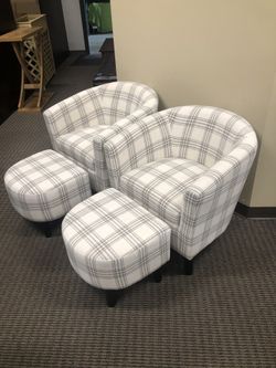 Accent Chair Clearance event- BRAND NEW- High Quality With Real Wood Legs and Frame 