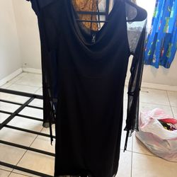 Black Cocktail Dress Size Medium