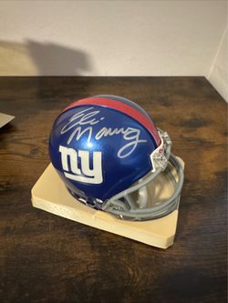 Eli Manning Signed Riddell Mini Helmet New York Giants Steiner Sports COA