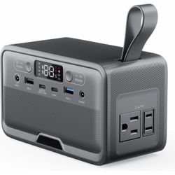 Portable Power Station 89.6Wh LiFePO4 Solar Generator 100W AC Outlet