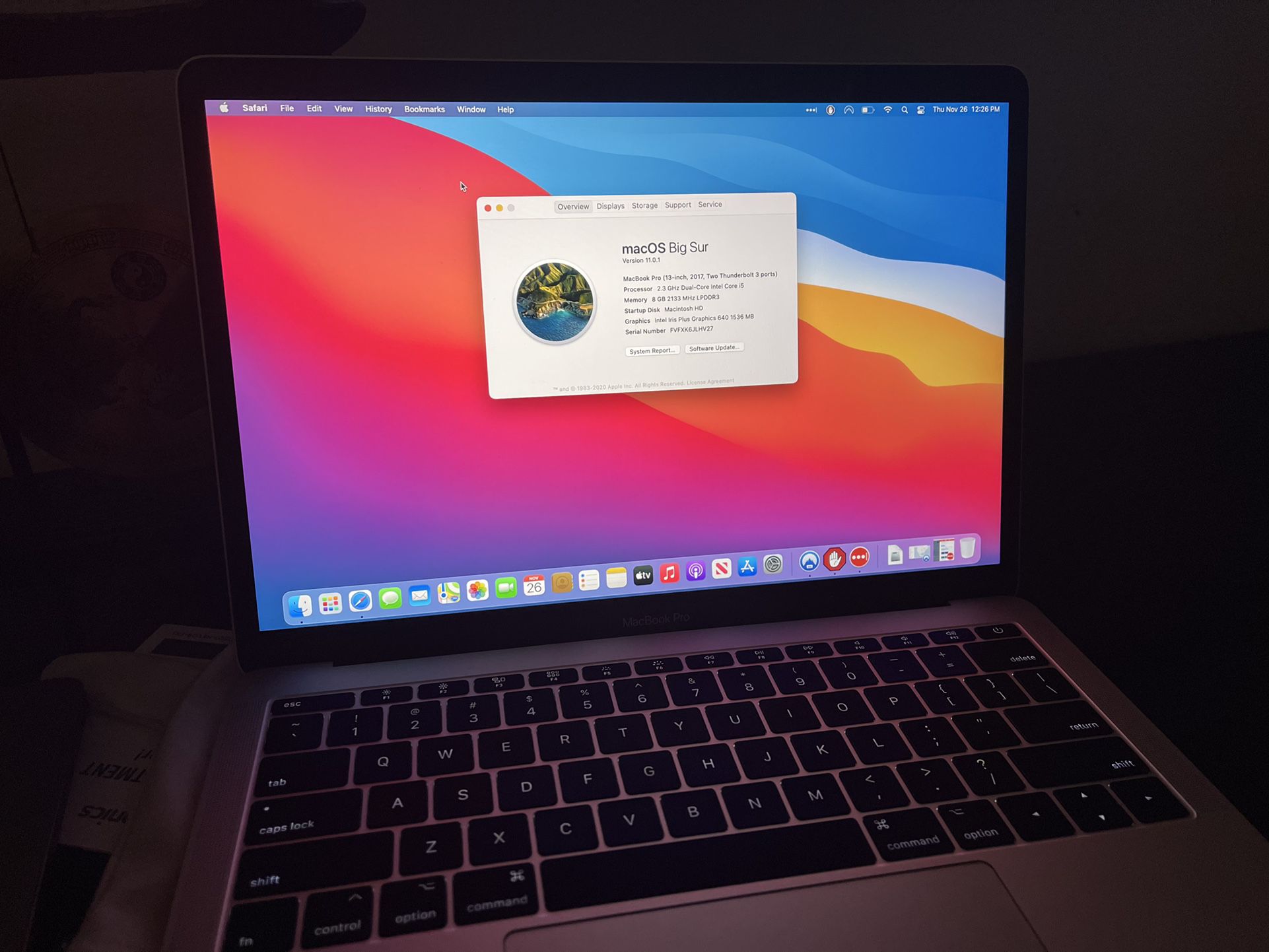 MacBook Pro (13-Inch, 2017, Two Thunderbolt)