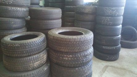 Tires from 25 and up depends on the size with the installation